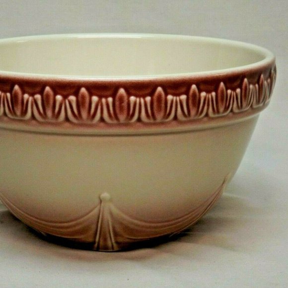 Longaberger Pottery American Craft Originals 8" Paprika Mixing Bowl - Picture 2 of 11